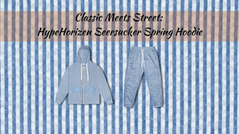 HypeHorizen Seersucker Spring Hoodie