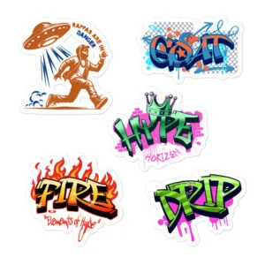 Free Shipping Hype Sticker Pack